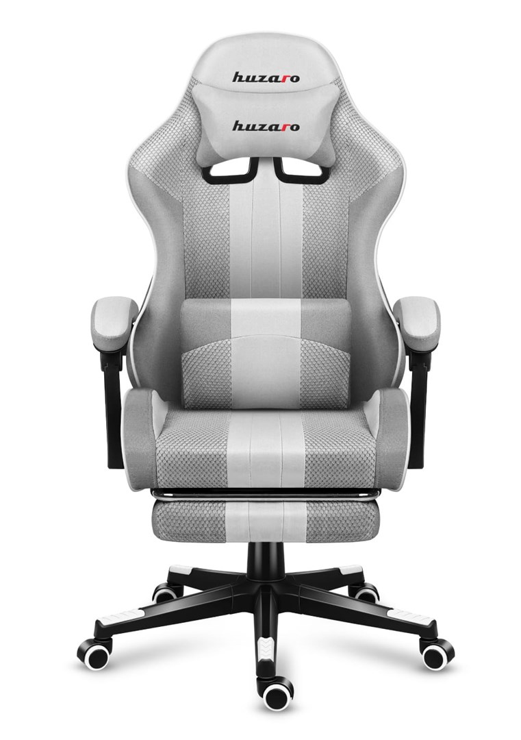huzaro force 4 7 white mesh gaming chair 2