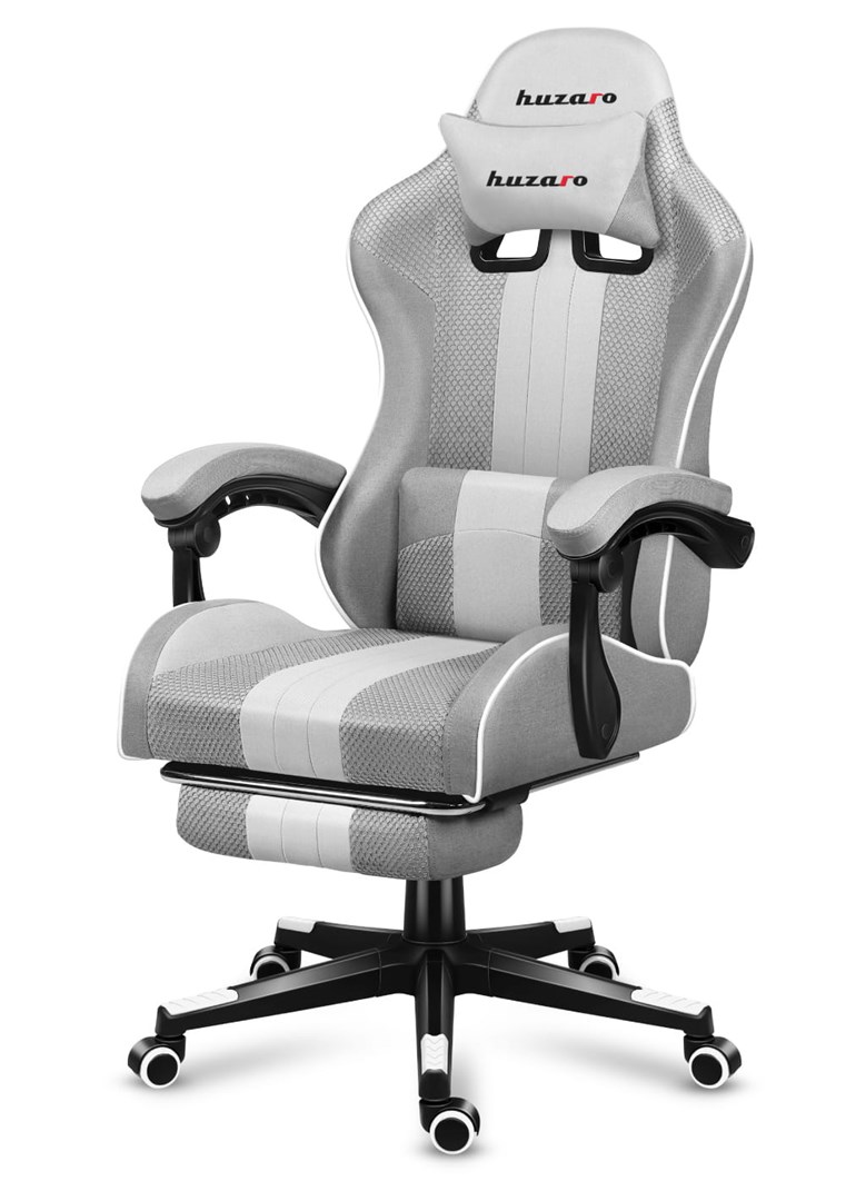 huzaro force 4 7 white mesh gaming chair 3