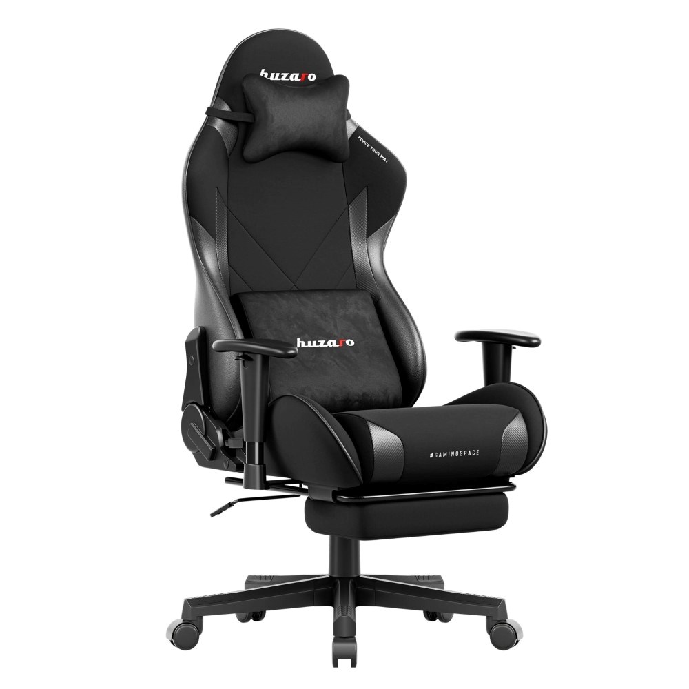huzaro force 5 7 black gaming chair 3