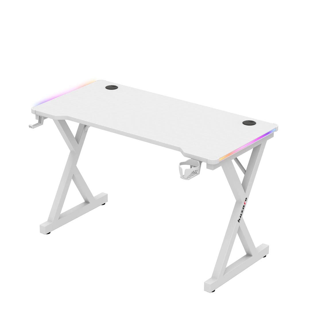 huzaro hero 2 3 rgb gaming desk white
