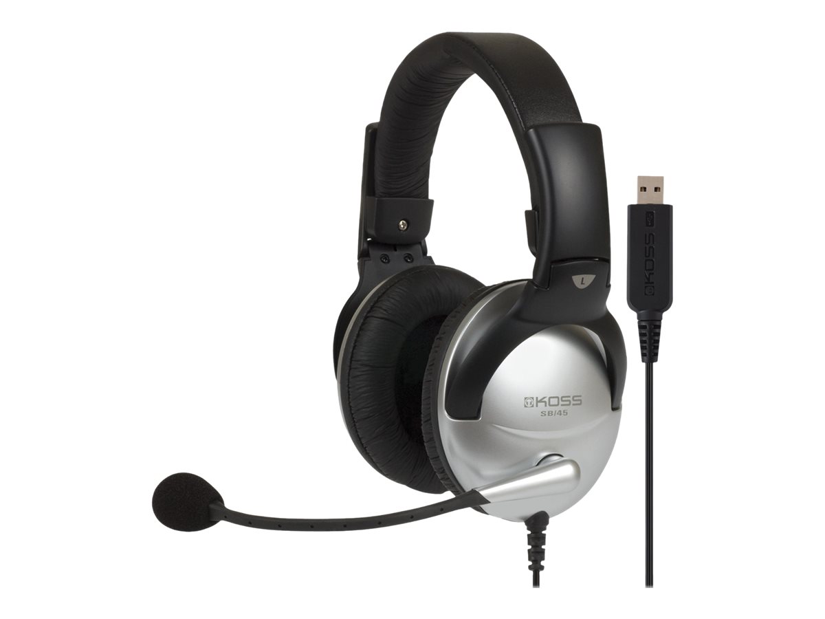 koss gaming headphones sb45 usb 3