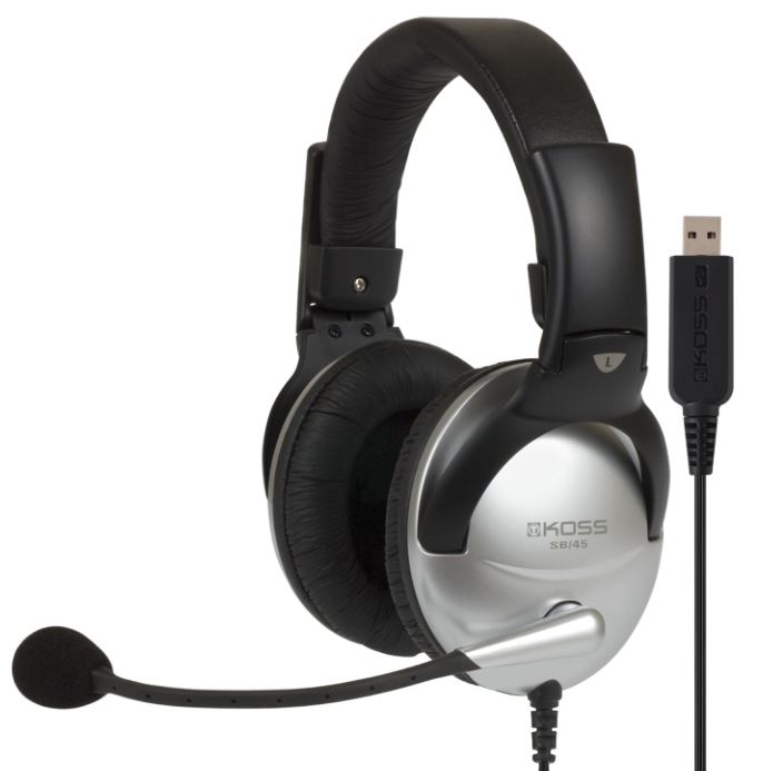 koss gaming headphones sb45 usb