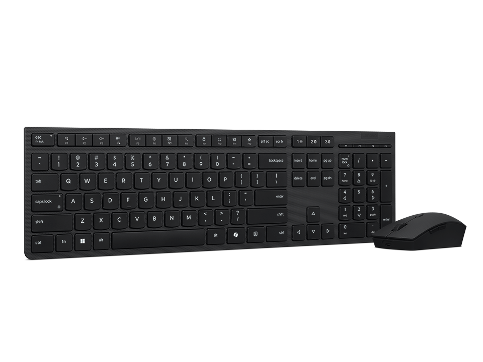 lenovo professional wireless rechargeable combo keyboard and mouse 2 1