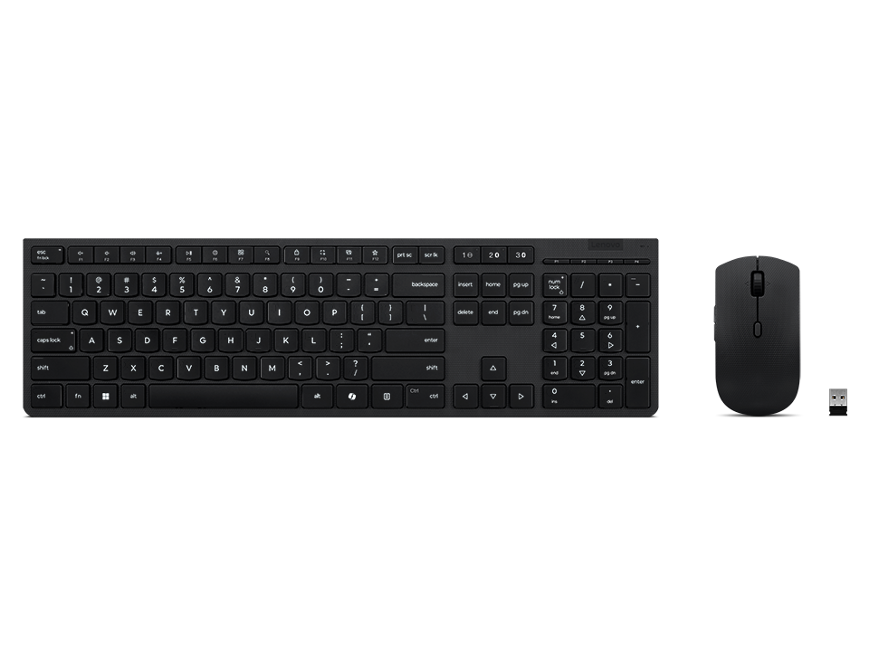 lenovo professional wireless rechargeable combo keyboard and mouse 3 3