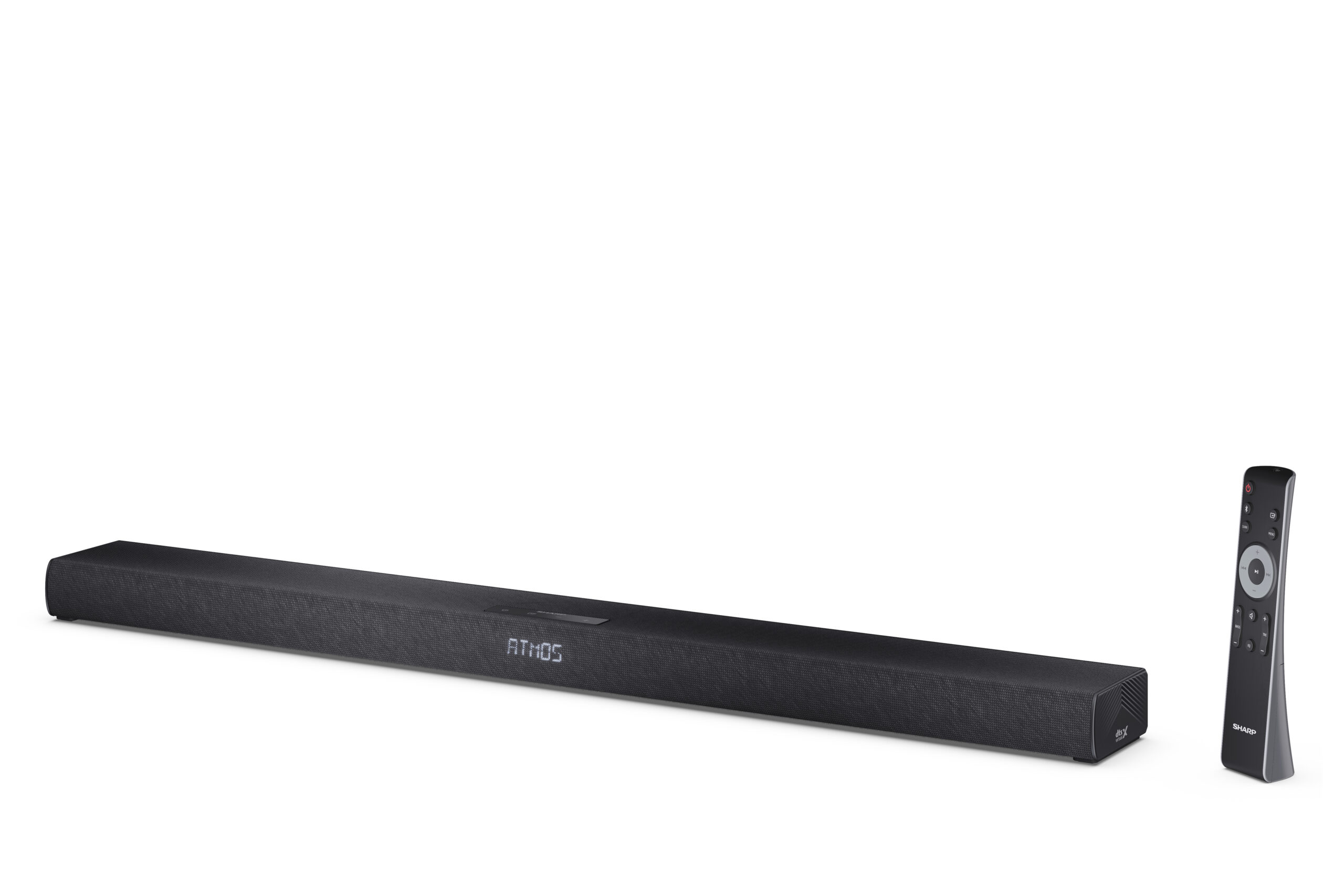 sharp 2 1ch ultra slim dolby atmos dts virtual x soundbar with wireless subwoofer ht sbw320 3
