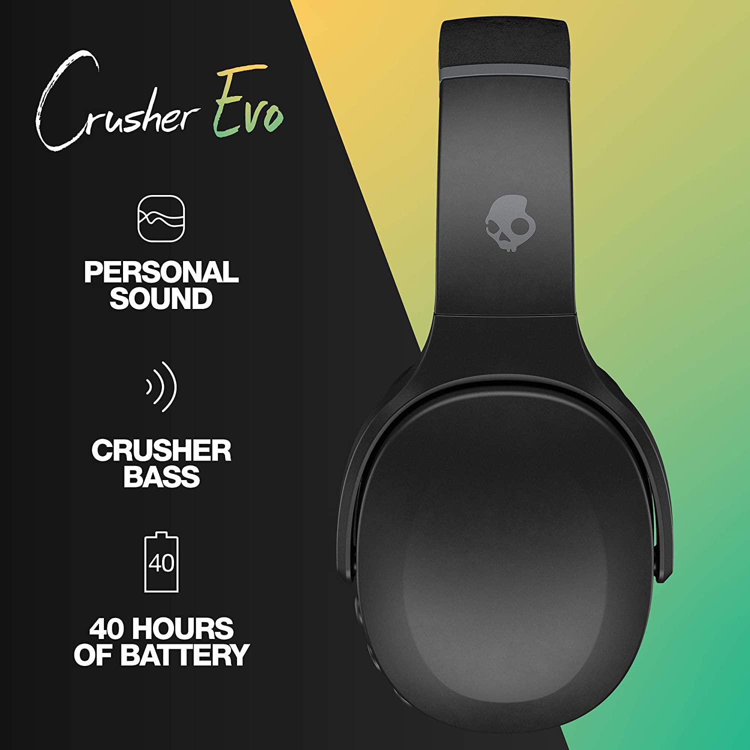 skullcandy wireless headphones crusher evo 3