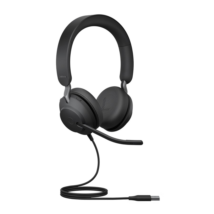 headphones jabra evolve2 40 se ms stereo headset on ear