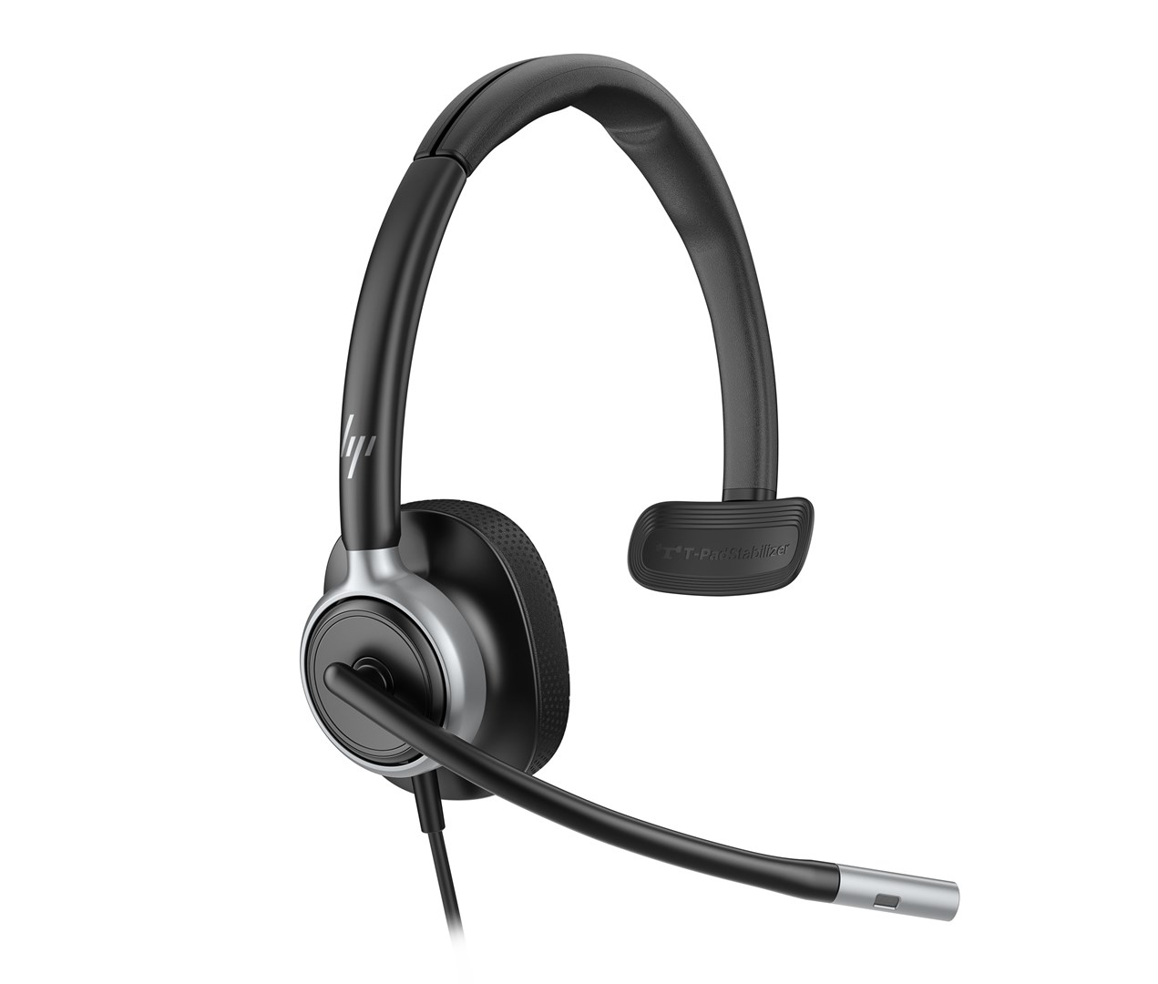 hp poly mission 615 monaural usb wired headset 2