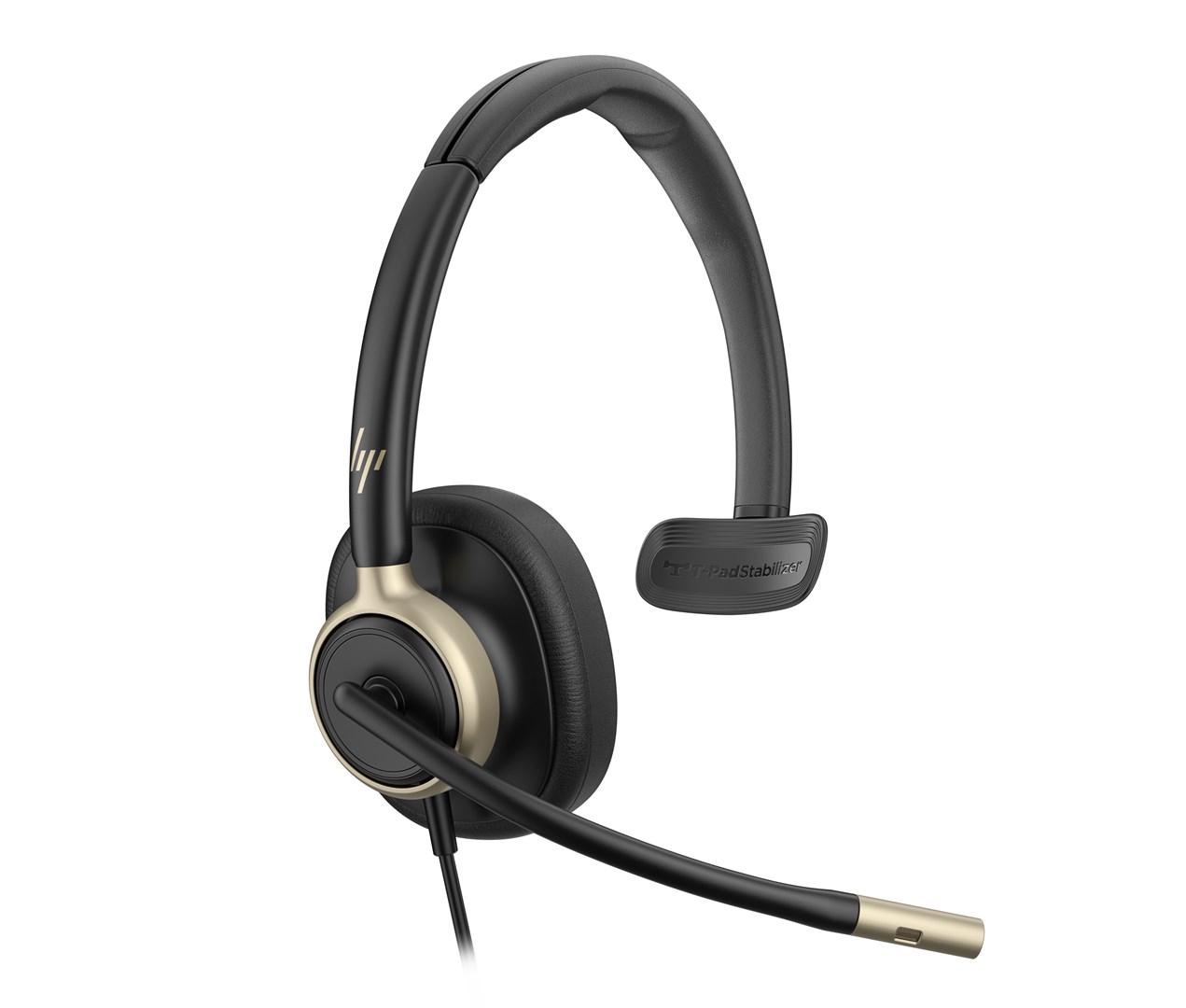 hp poly mission 815 monaural usb wired headset 2