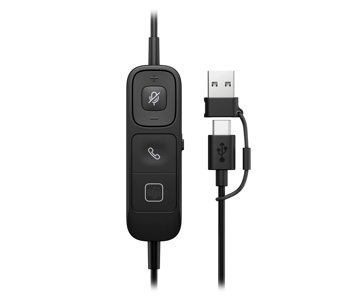 hp poly mission 825 stereo usb wired headset 2