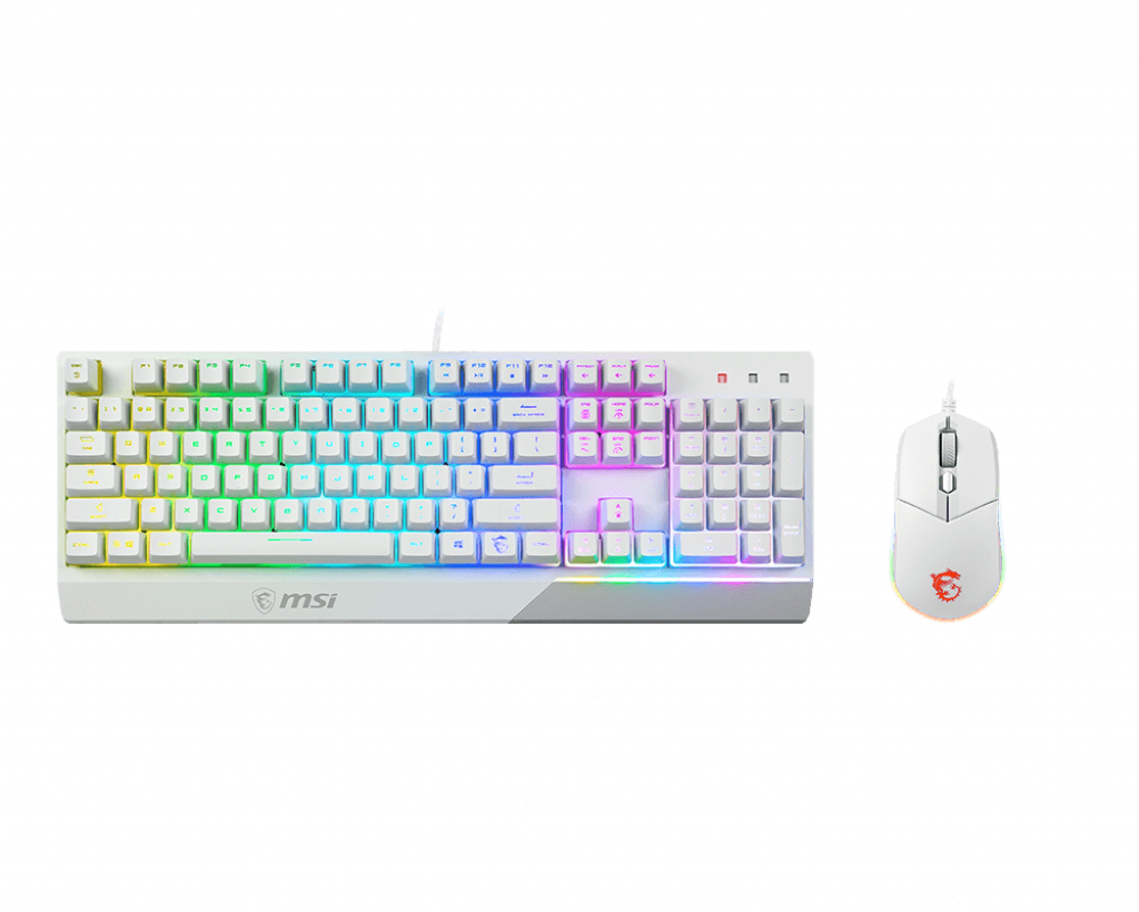 msi vigor gk30 combo white 1