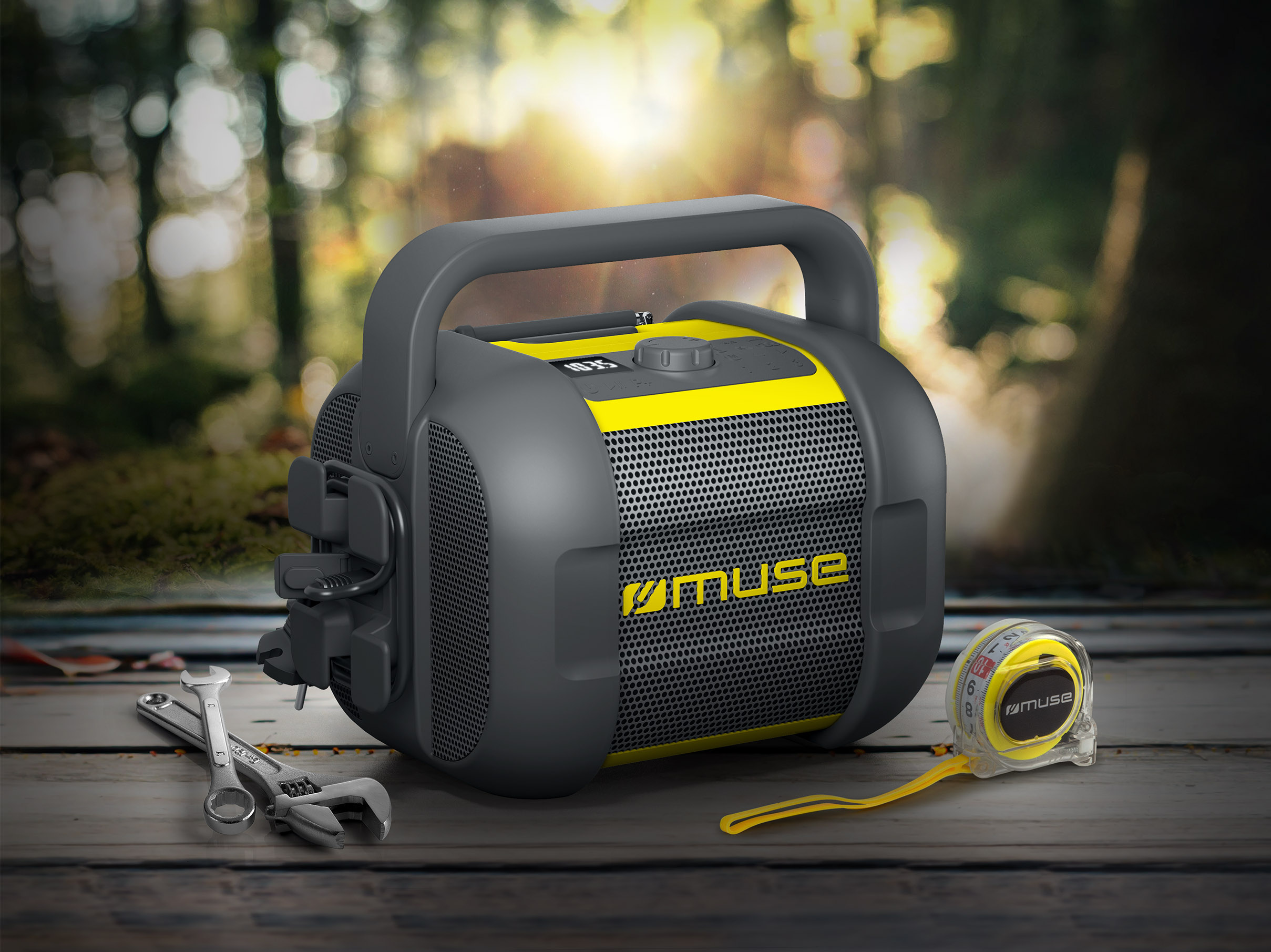 muse jobsite radio m 968 bty 3