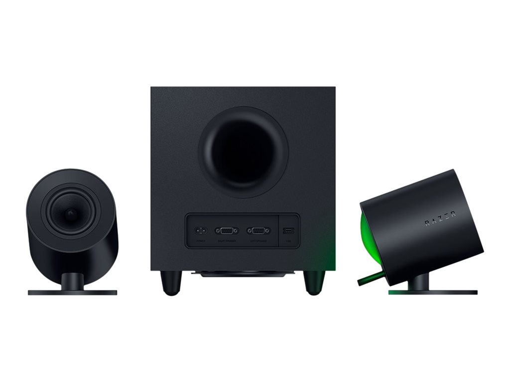 razer gaming speakers with wired subwoofer nommo v2 2 1 3