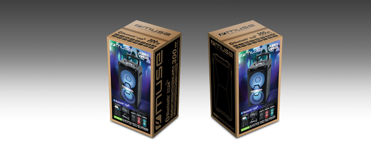 muse party box speaker m 1920dj