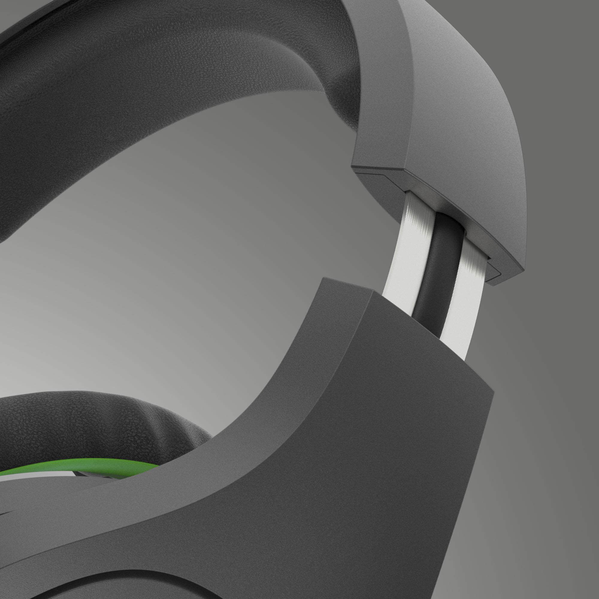 cloudx stinger core wireless gaming headset black green xbox 2