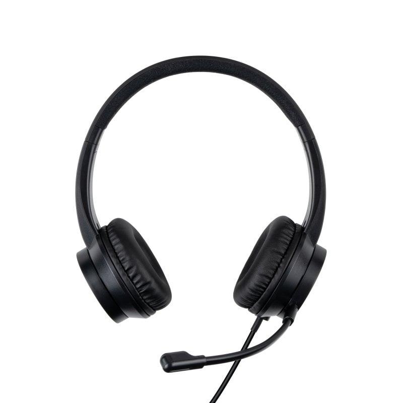 lindy usb c office headset with usb a to c adapter 2