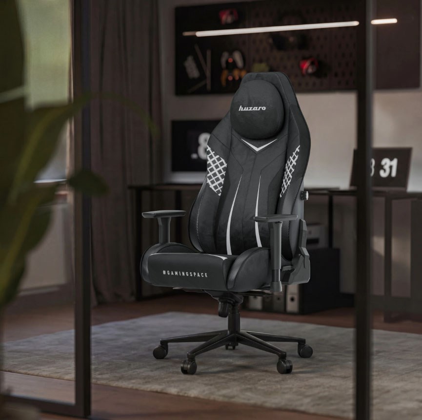 huzaro force 8 3 carbon black gaming chair 2