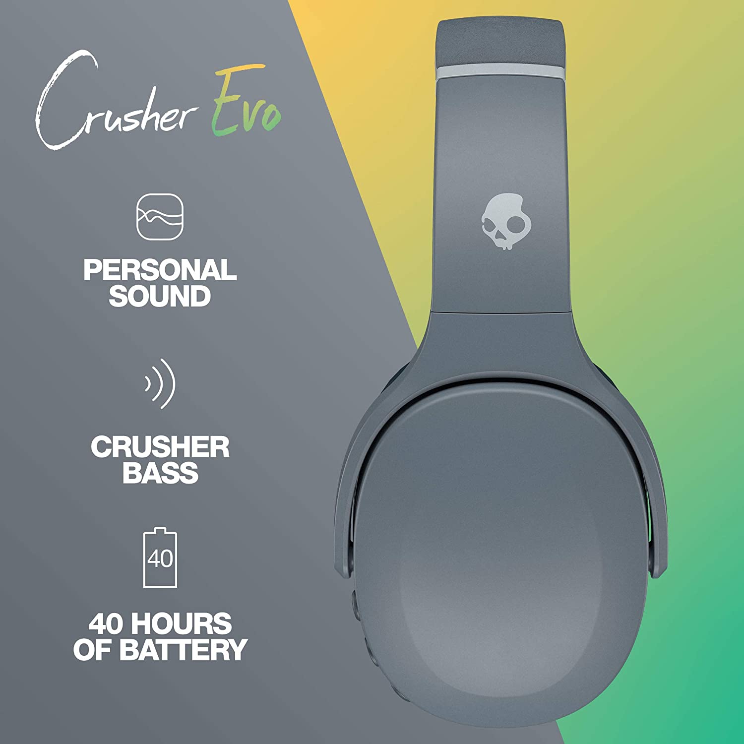 Skullcandy Wireless Headphones Crusher Evo - Image 3